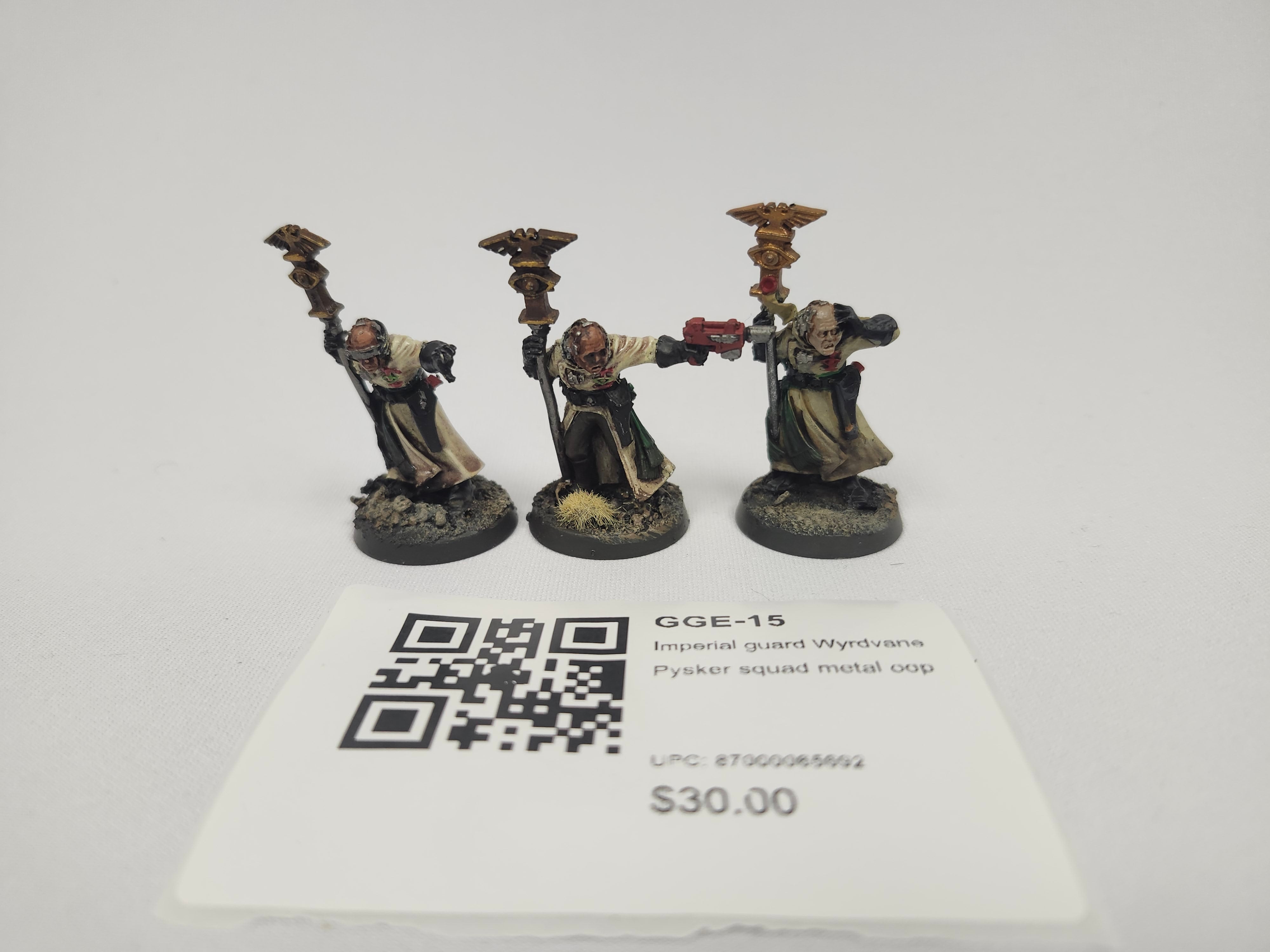 Imperial guard Wyrdvane Pysker squad metal oop GGE-15