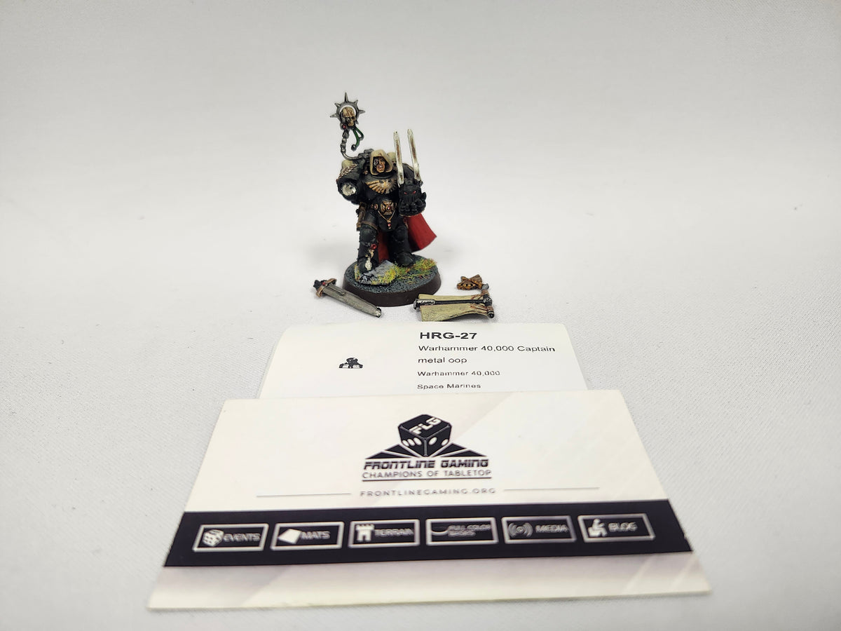 Warhammer 40,000 Captain metal oop HRG-27