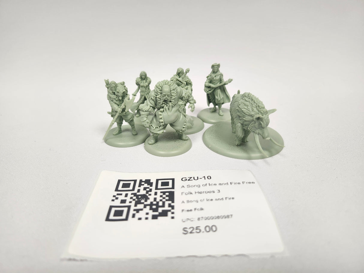 A Song of Ice and Fire Free Folk Heroes 3 GZU-10