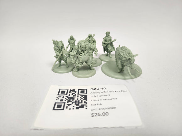A Song of Ice and Fire Free Folk Heroes 3 GZU-10