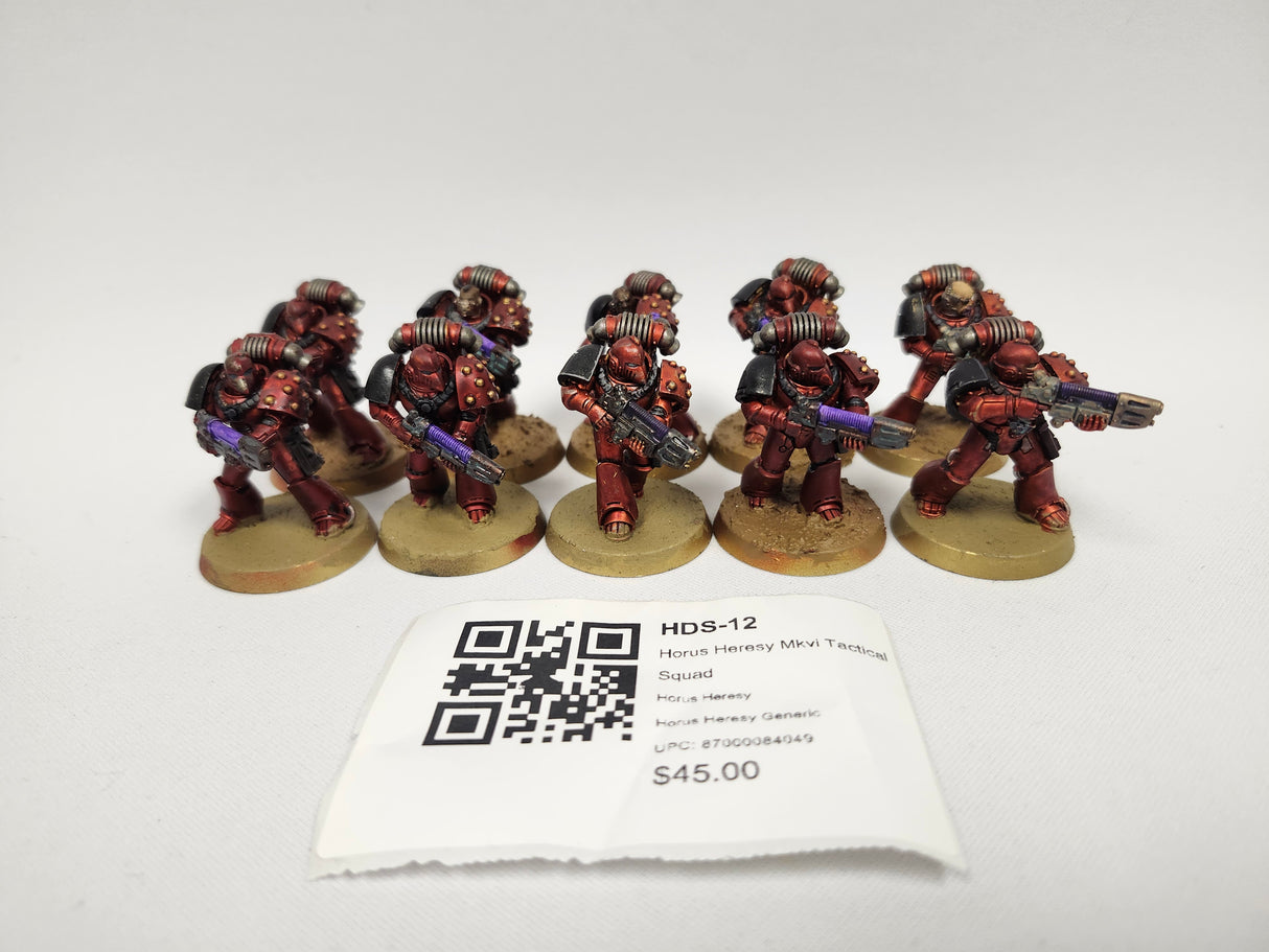 Horus Heresy Mkvi Tactical Squad HDS-12