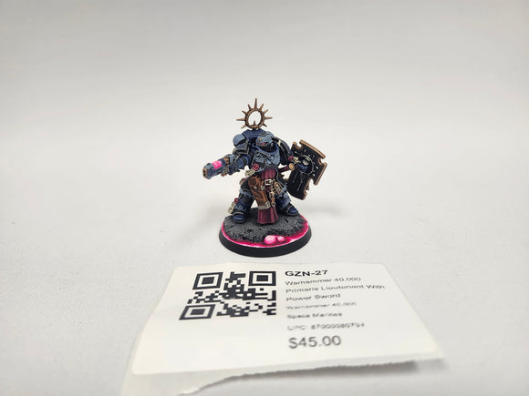Warhammer 40,000 Primaris Lieutenant With Power Sword GZN-27