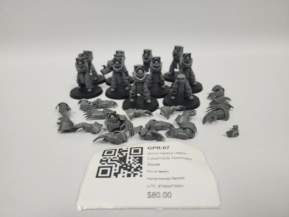Horus Heresy Legion Cataphractii Terminator Squad GPR-07