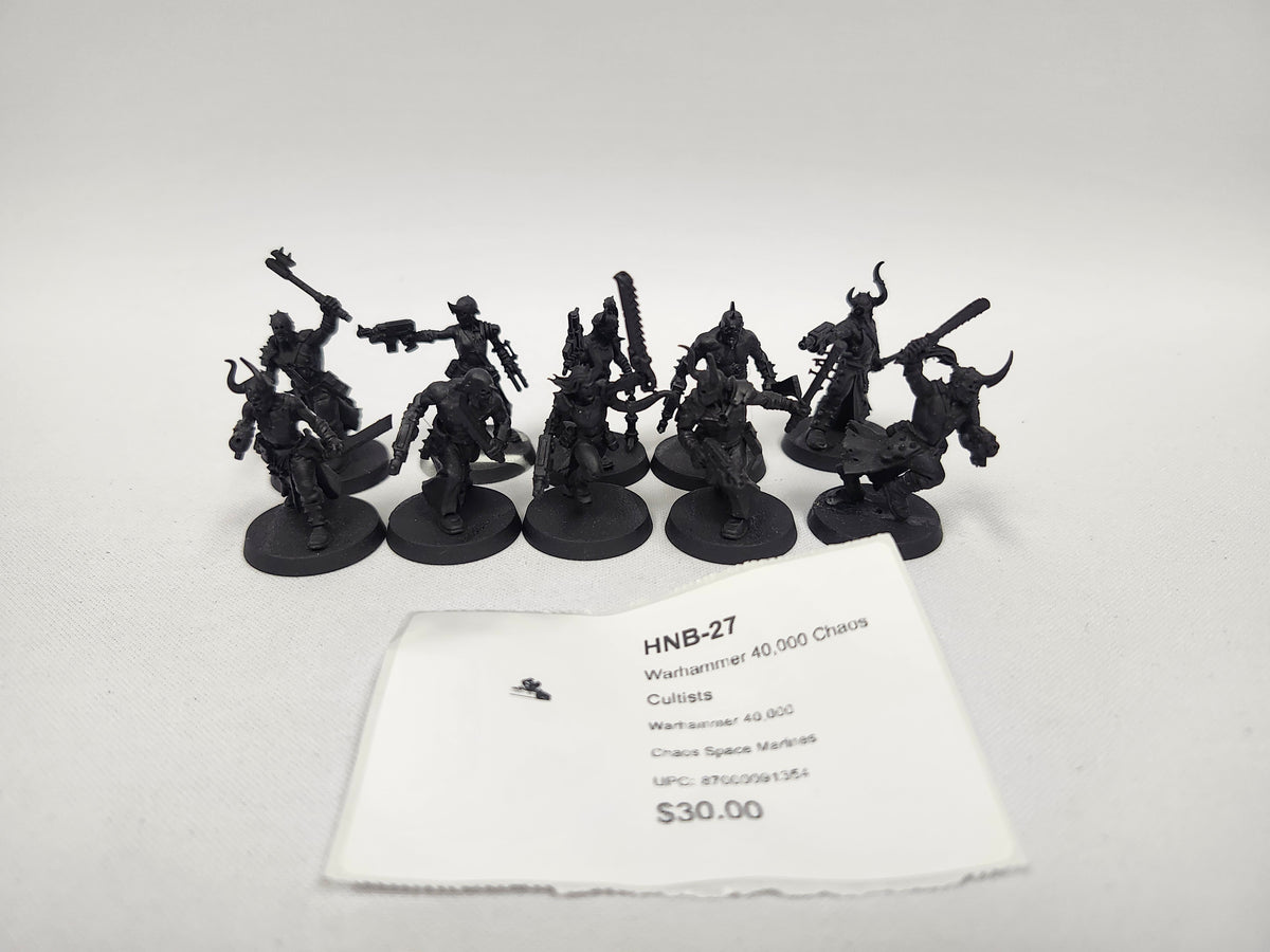 Warhammer 40,000 Chaos Cultists HNB-27