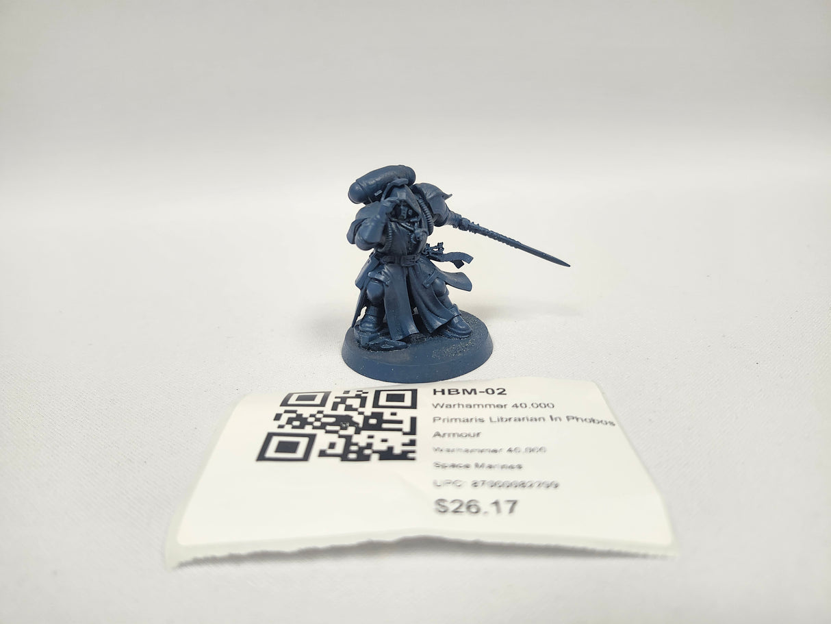 Warhammer 40,000 Primaris Librarian In Phobos Armour HBM-02