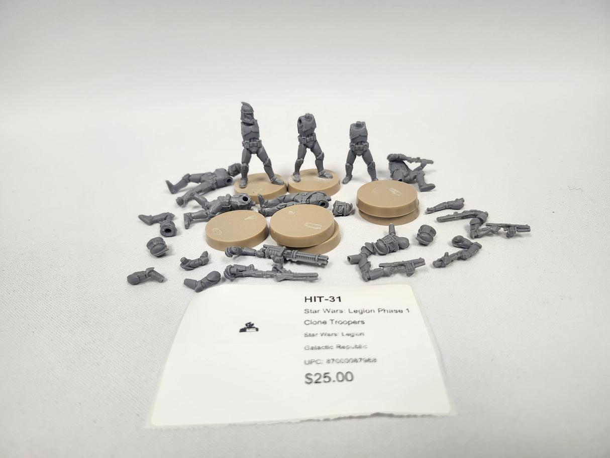 Star Wars: Legion Phase 1 Clone Troopers HIT-31
