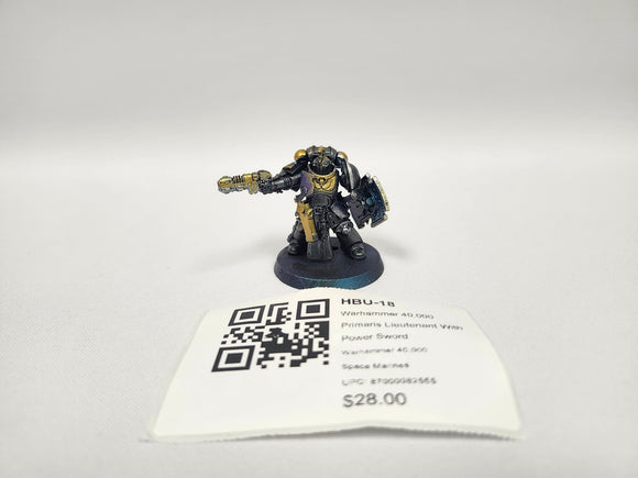 Warhammer 40,000 Primaris Lieutenant With Power Sword HBU-18