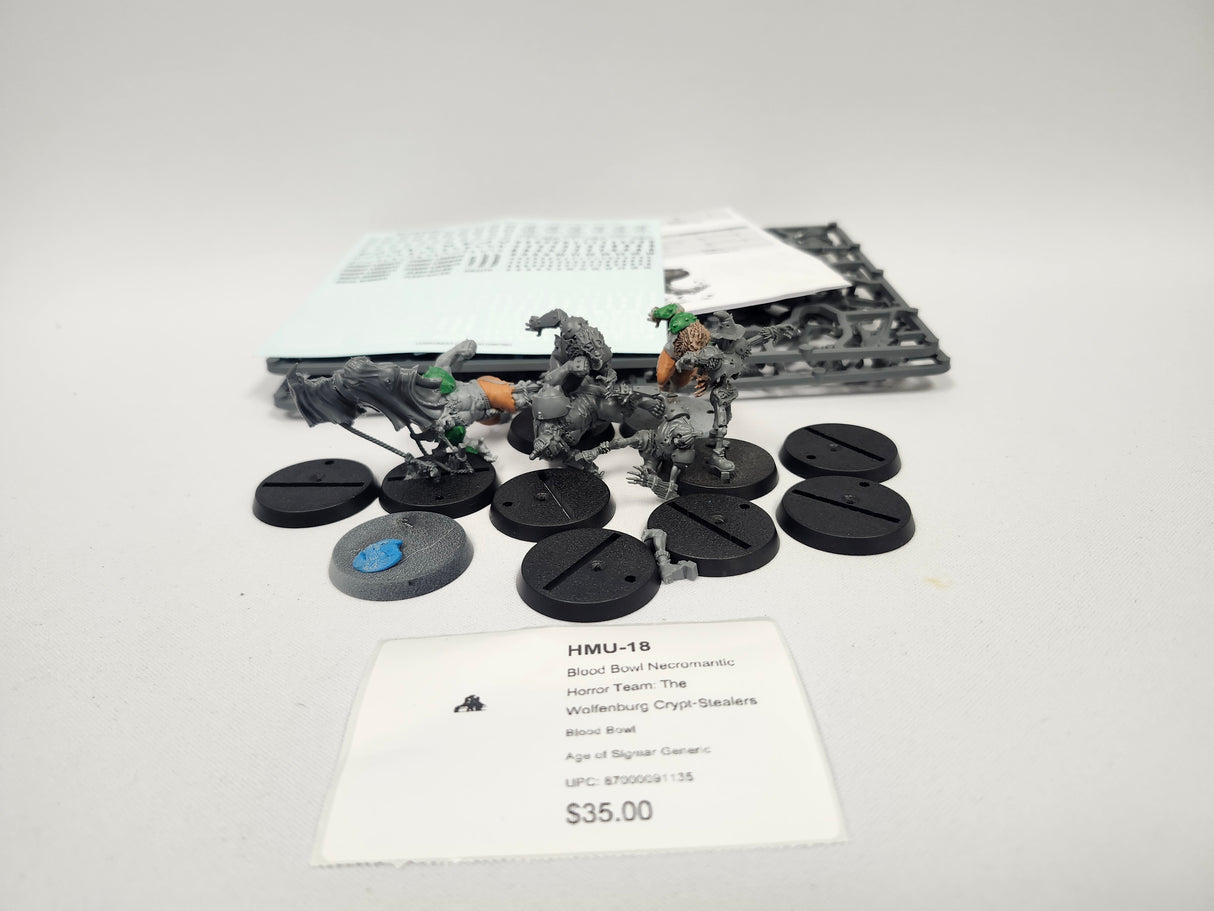 Blood Bowl Necromantic Horror Team: The Wolfenburg Crypt-Stealers HMU-18