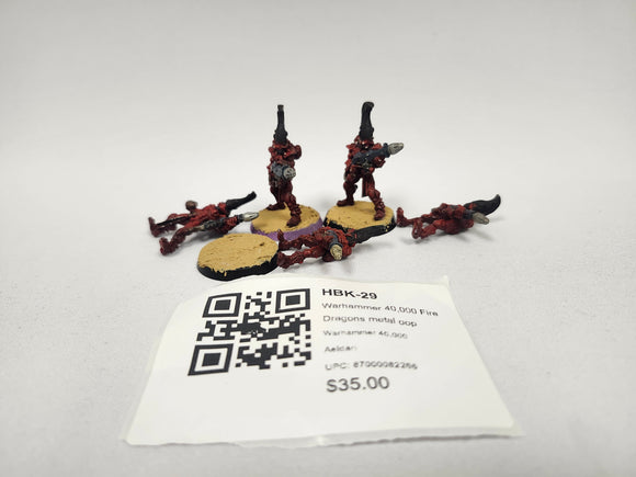 Warhammer 40,000 Fire Dragons metal oop HBK-29