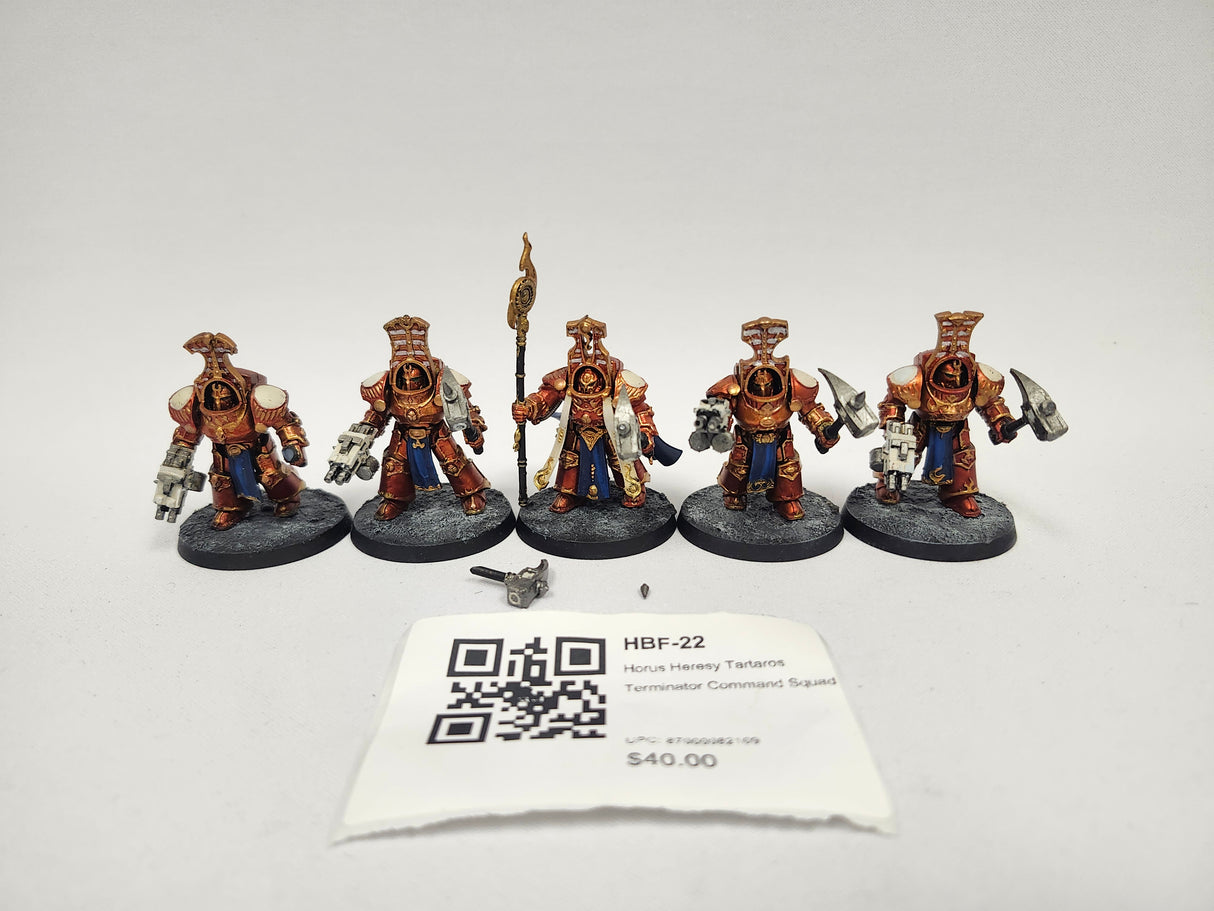 Horus Heresy Tartaros Terminator Command Squad HBF-22