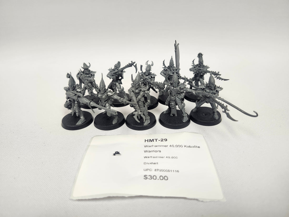 Warhammer 40,000 Kabalite Warriors HMT-29