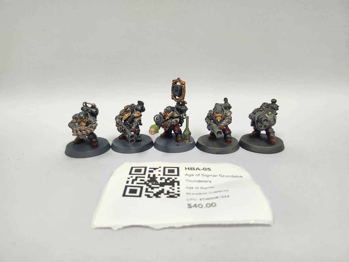 Age of Sigmar Grundstok Thunderers HBA-05