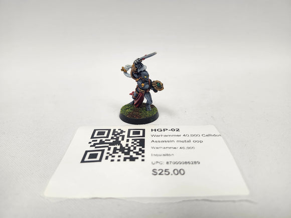 Warhammer 40,000 Callidus Assassin metal oop HGP-02