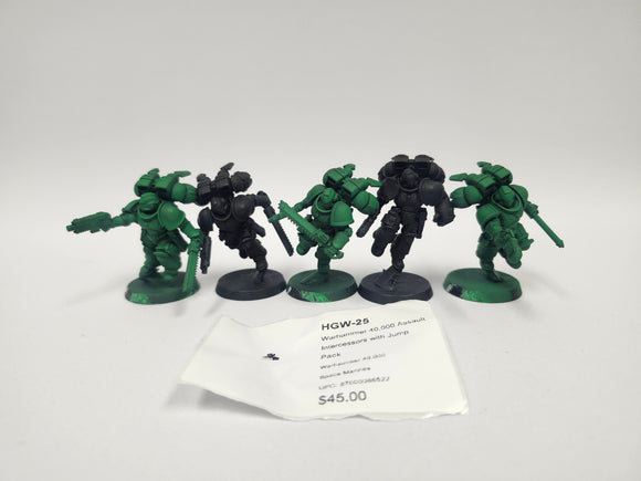 Warhammer 40,000 Assault Intercessors with Jump Pack HGW-25
