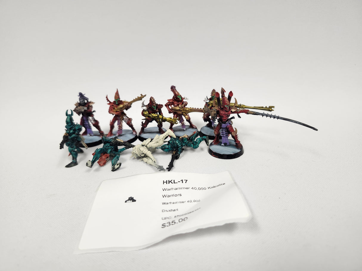 Warhammer 40,000 Kabalite Warriors HKL-17