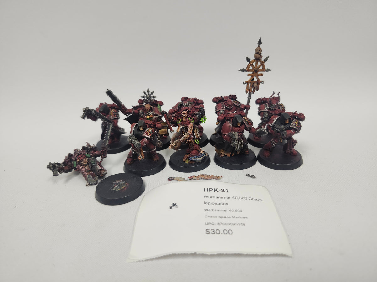 Warhammer 40,000 Chaos legionaries HPK-31