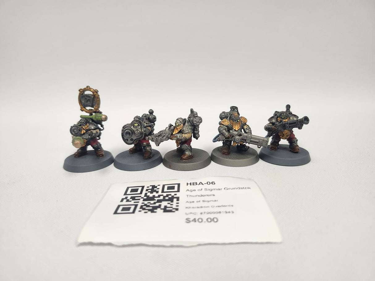 Age of Sigmar Grundstok Thunderers HBA-06