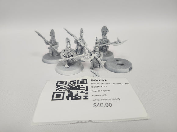 Age of Sigmar Hearthguard Berzerkers GSN-02