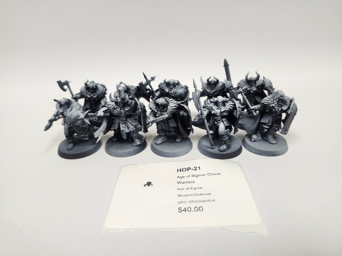 Age of Sigmar Chaos Warriors HOP-21