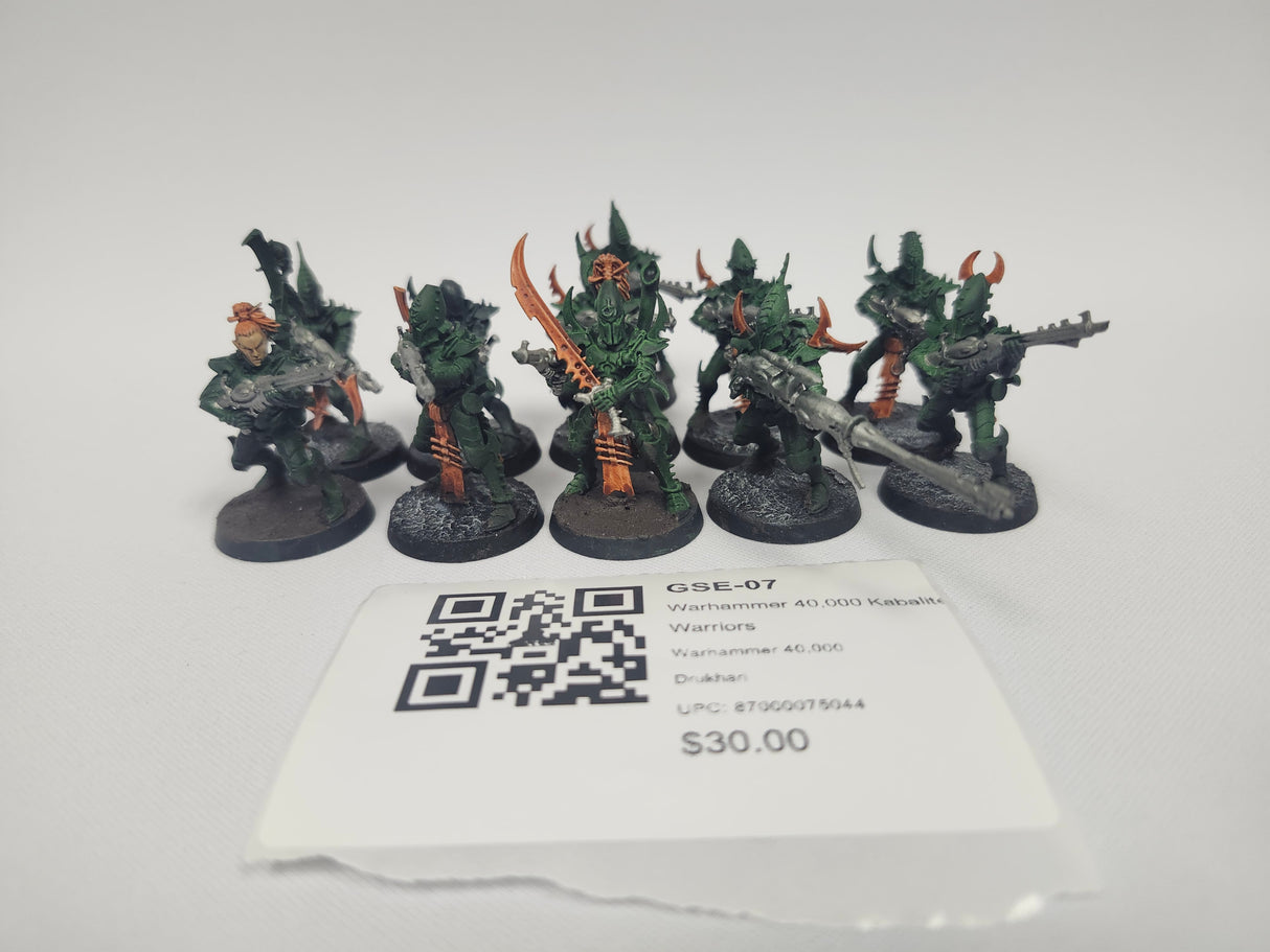 Warhammer 40,000 Kabalite Warriors GSE-07