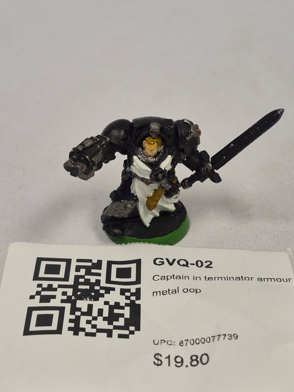 Captain in terminator armour metal oop GVQ-02