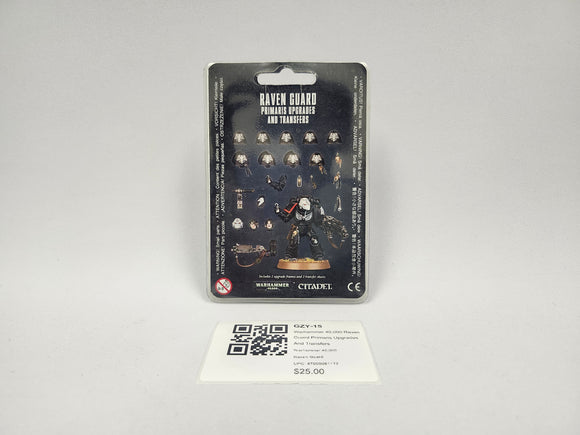 Warhammer 40,000 Raven Guard Primaris Upgrades And Transfers GZY-15