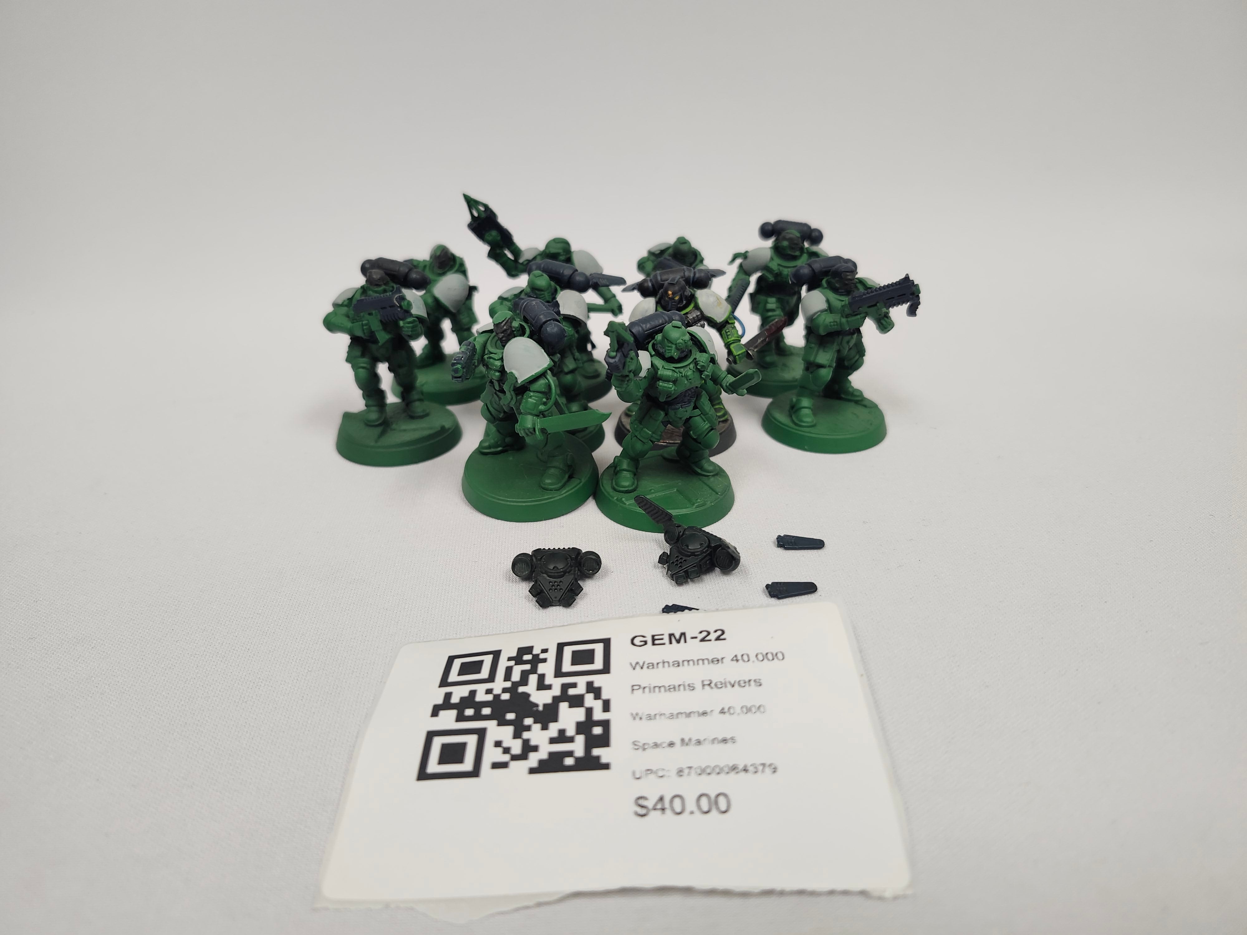 Warhammer 40,000 Primaris Reivers GEM-22
