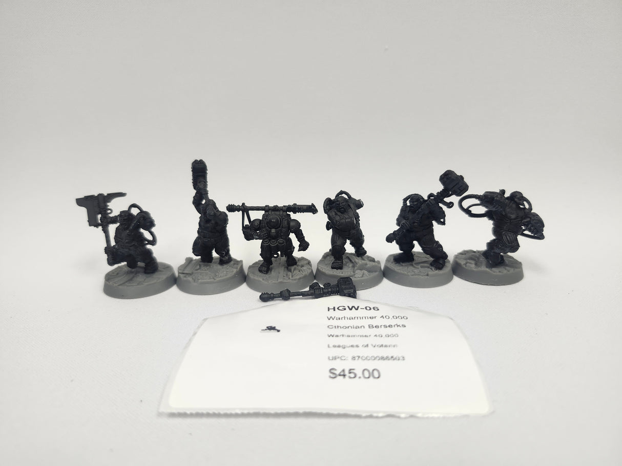 Warhammer 40,000 Cthonian Berserks HGW-06