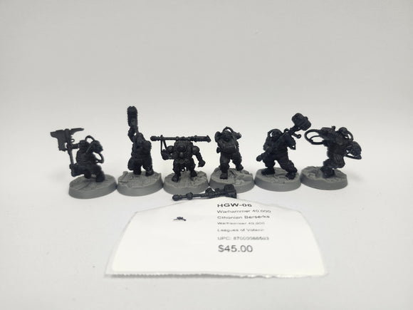 Warhammer 40,000 Cthonian Berserks HGW-06