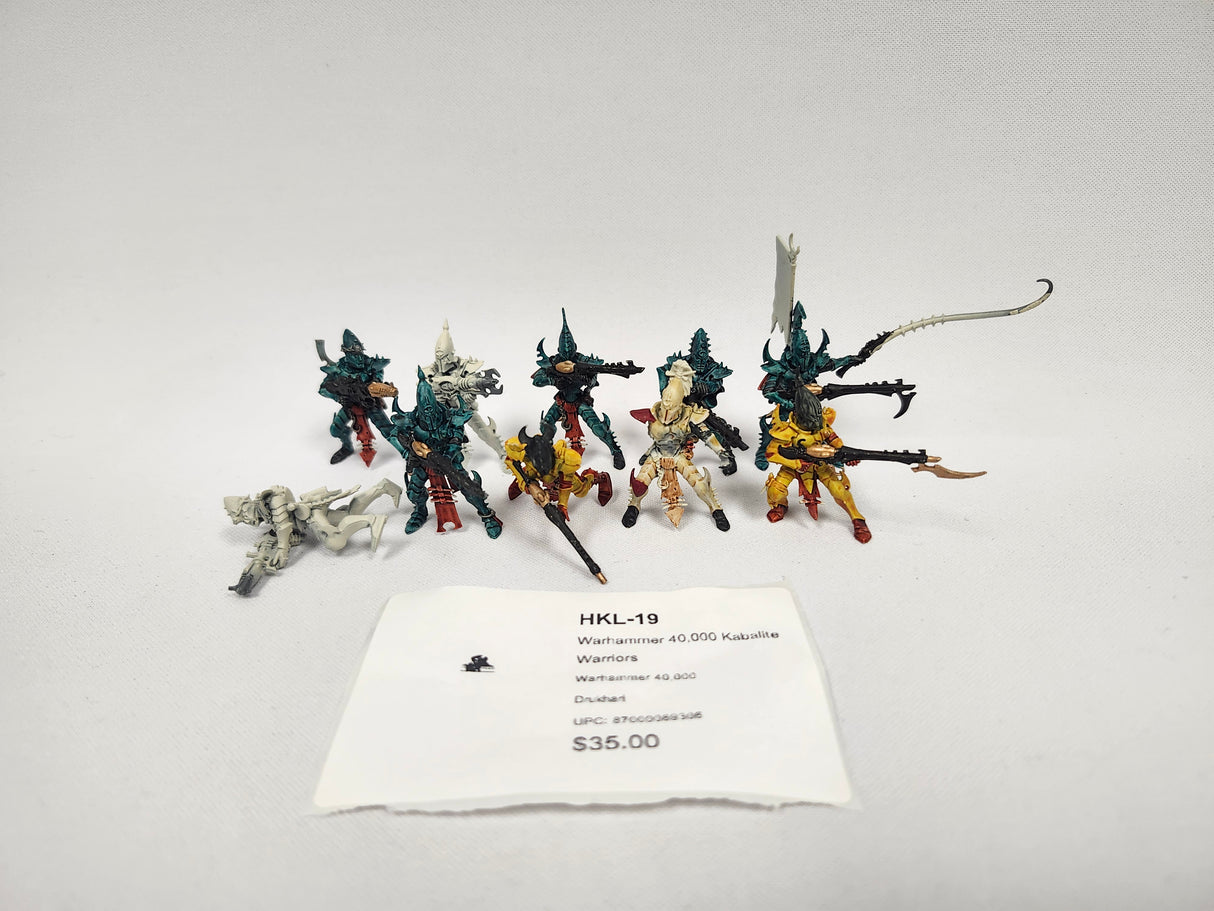 Warhammer 40,000 Kabalite Warriors HKL-19