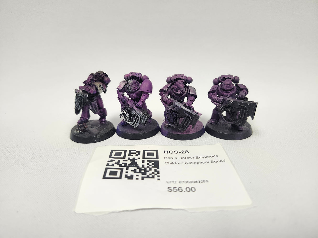 Horus Heresy Emperor's Children Kakophoni Squad HCS-28