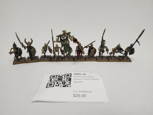 Warhammer Fantasy Vampire Counts Skeleton Warriors GBG-30