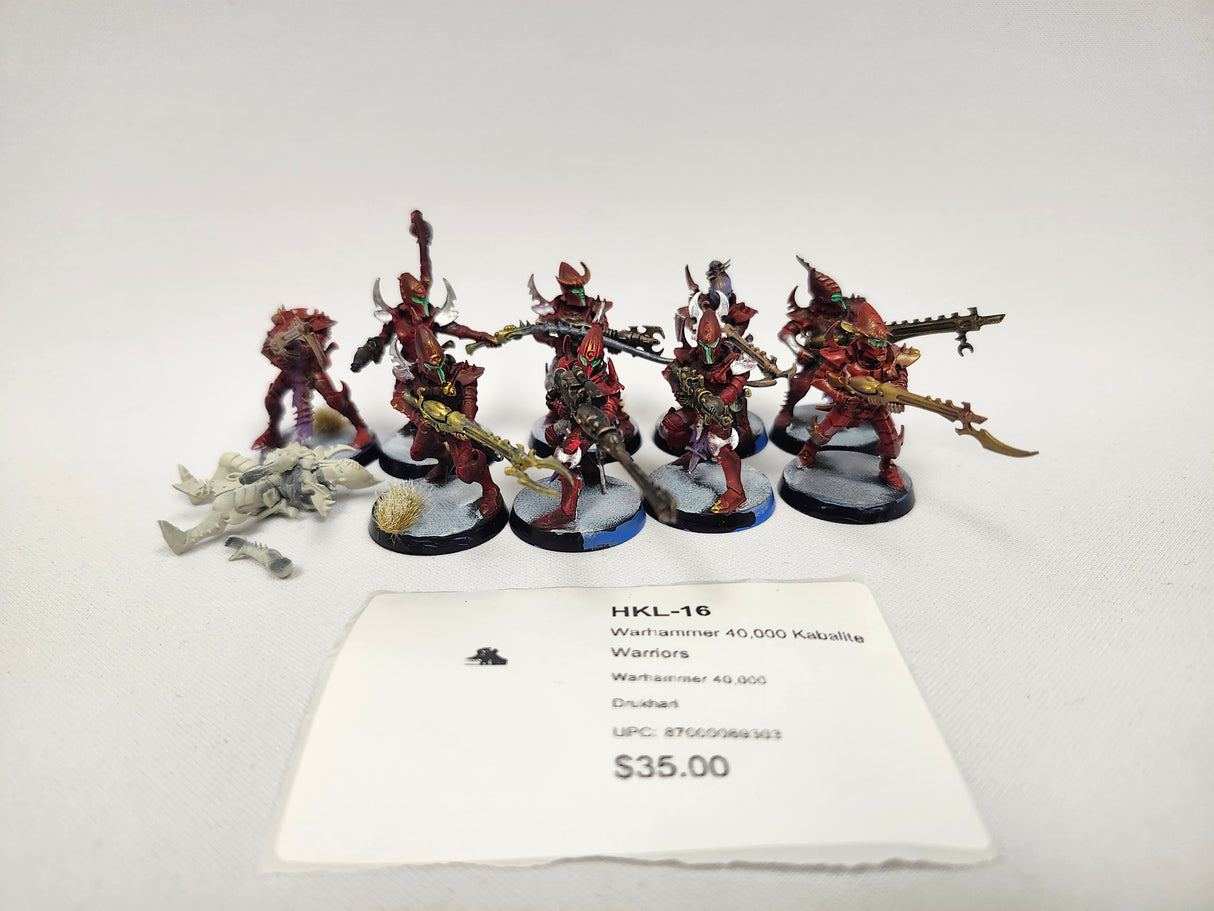 Warhammer 40,000 Kabalite Warriors HKL-16