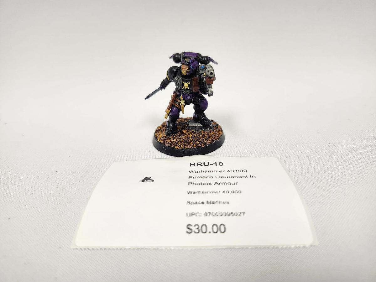 Warhammer 40,000 Primaris Lieutenant In Phobos Armour HRU-10