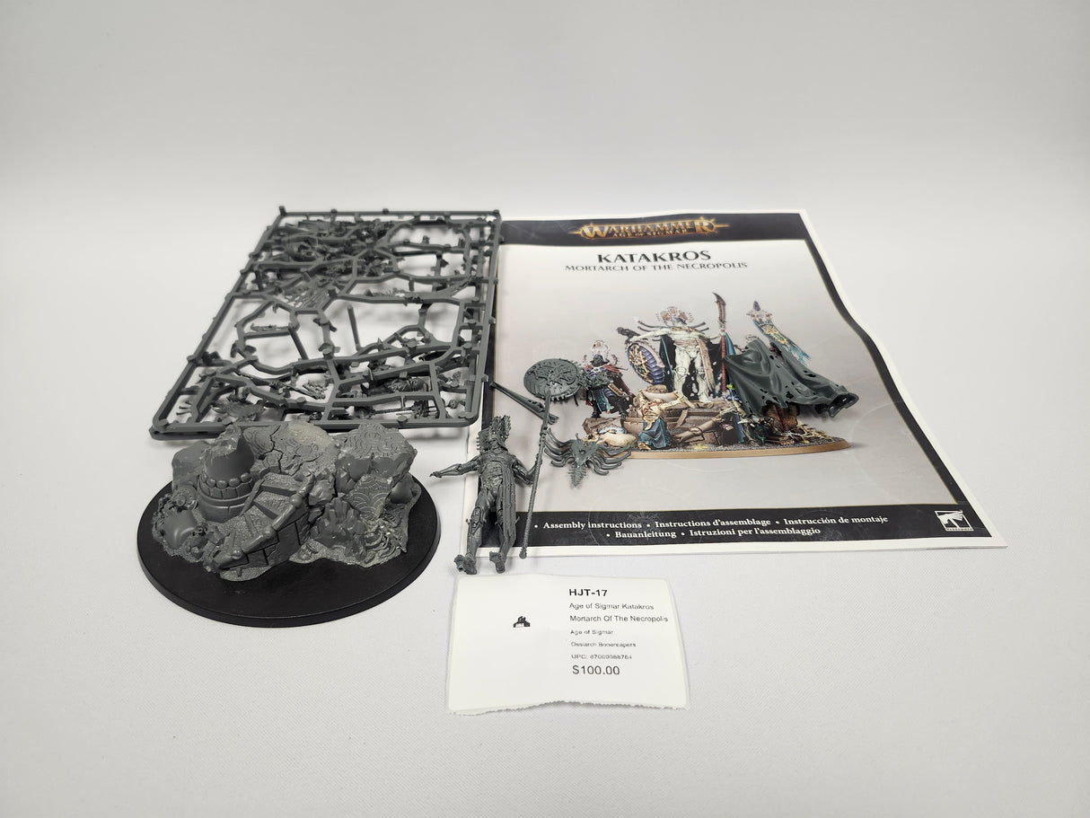 Age of Sigmar Katakros Mortarch Of The Necropolis HJT-17