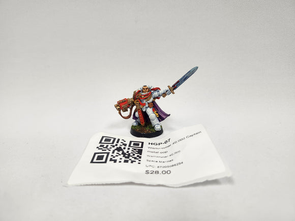 Warhammer 40,000 Captain metal oop HGP-07
