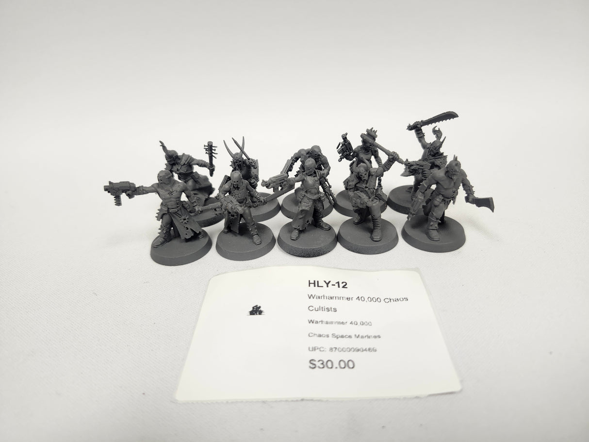 Warhammer 40,000 Chaos Cultists HLY-12