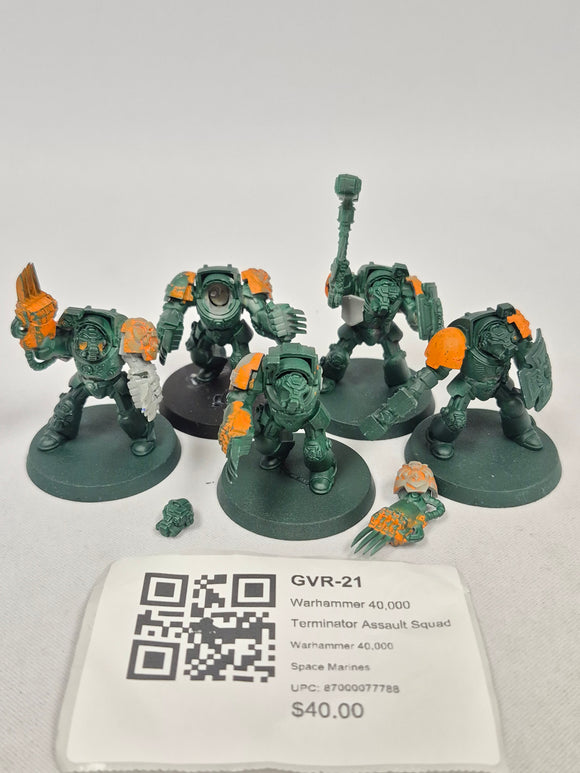 Warhammer 40,000 Terminator Assault Squad GVR-21