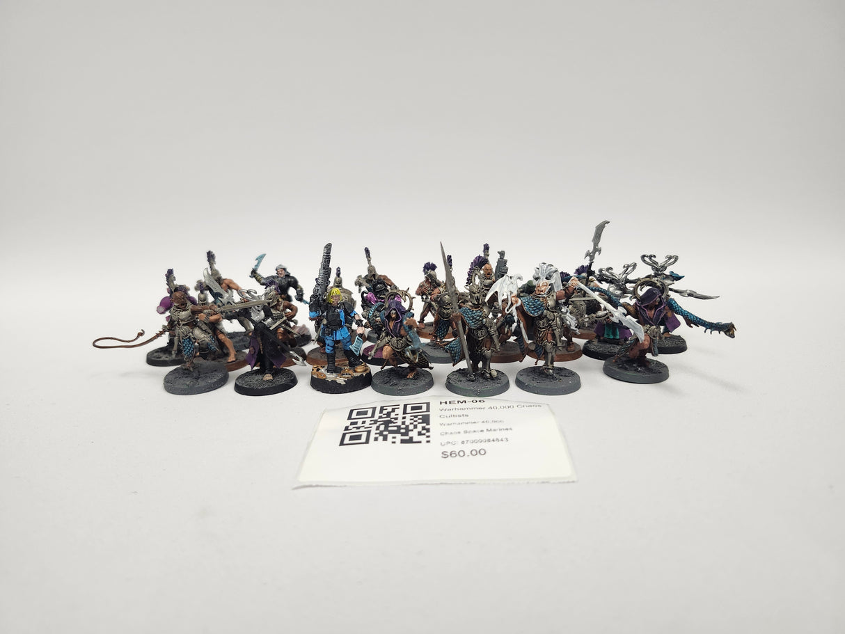 Warhammer 40,000 Chaos Cultists HEM-06