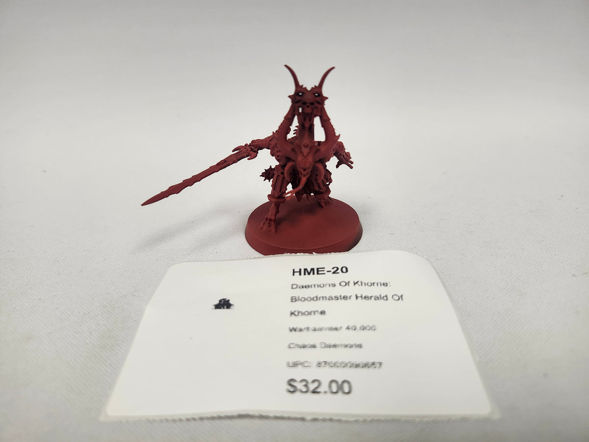 Daemons Of Khorne: Bloodmaster Herald Of Khorne HME-20