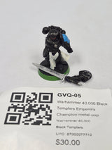 Warhammer 40,000 Black Templars Emperors Champion metal oop GVQ-05