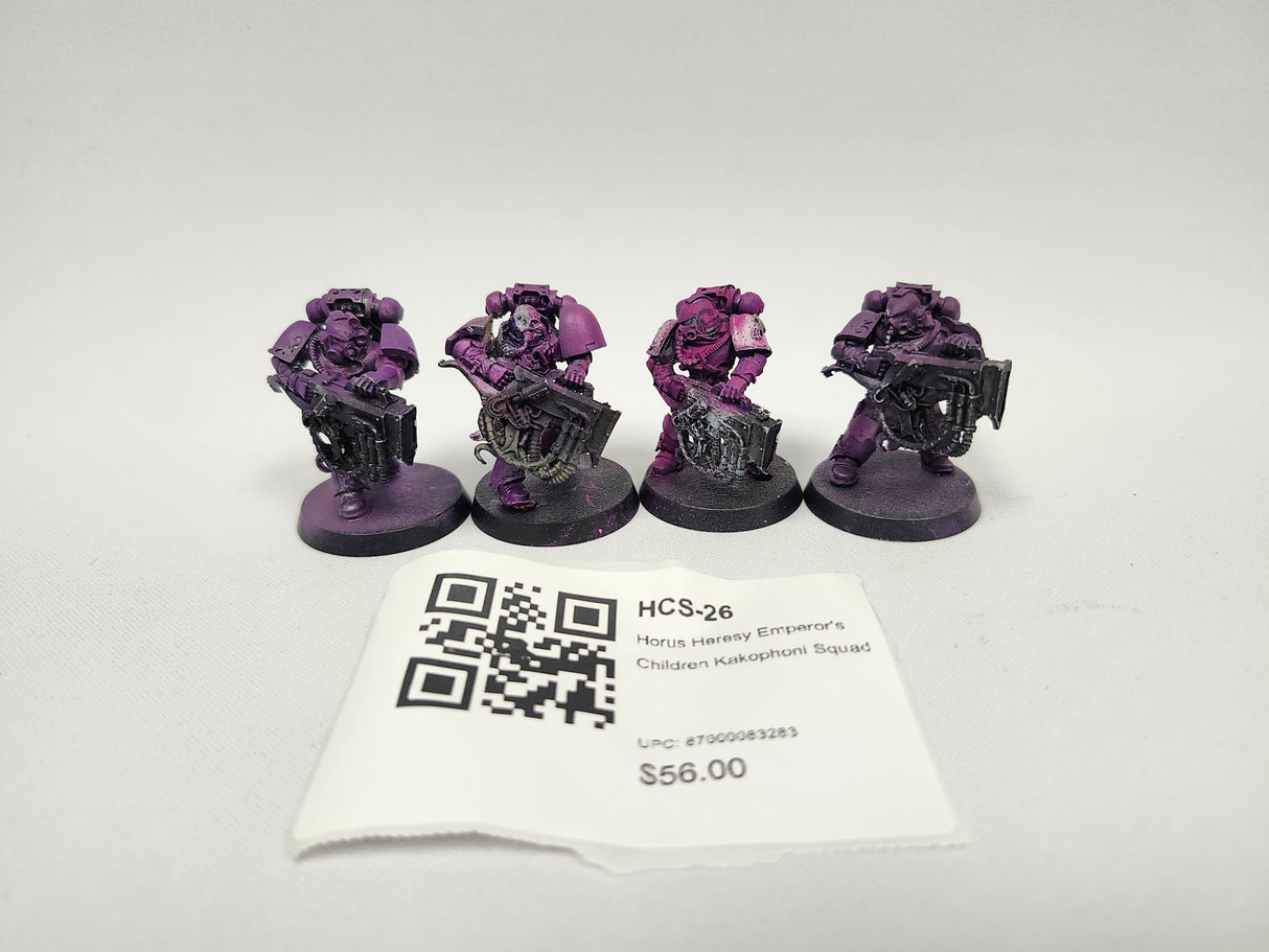 Horus Heresy Emperor's Children Kakophoni Squad HCS-26