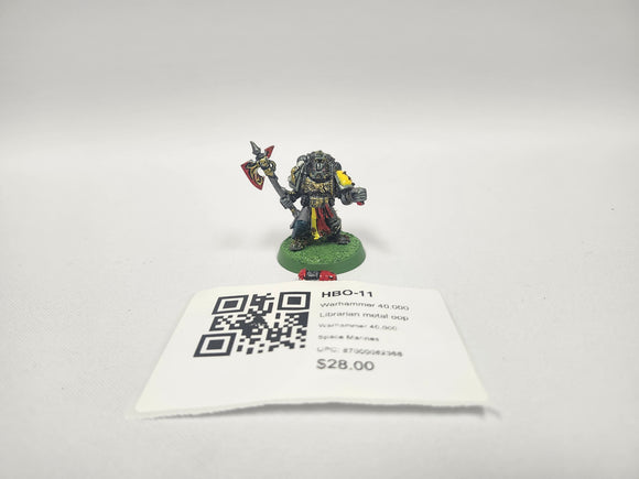 Warhammer 40,000 Librarian metal oop HBO-11