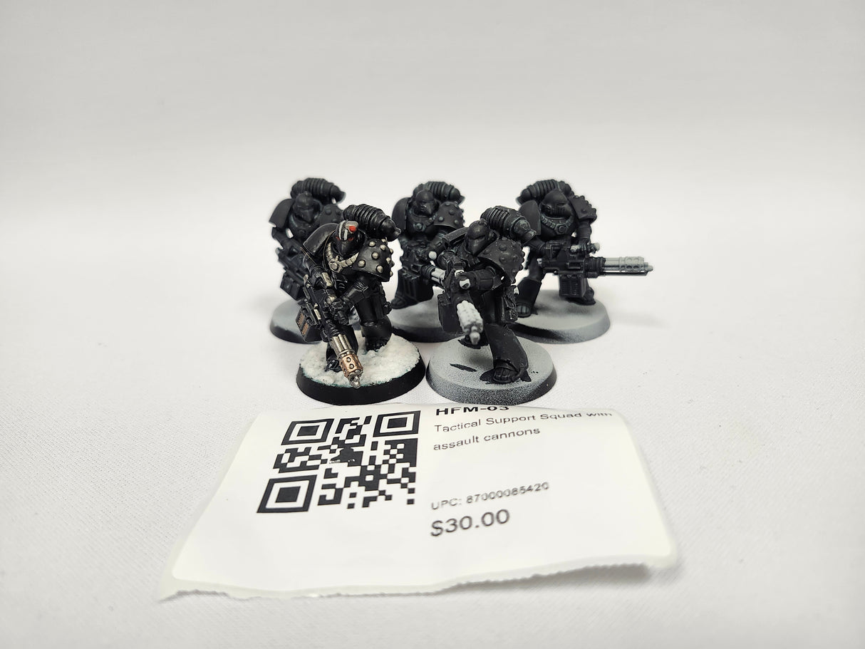 Tactical Support Squad with assault cannons HFM-03