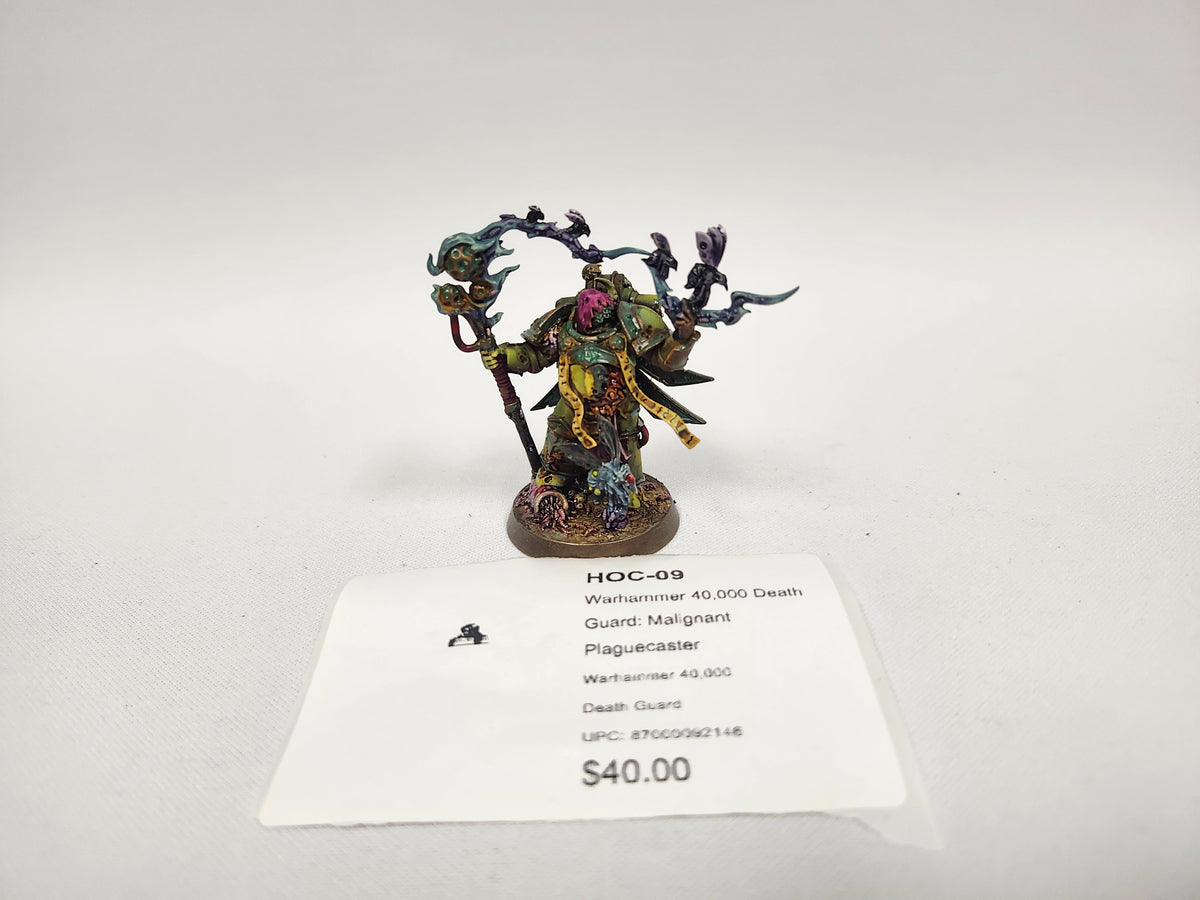 Warhammer 40,000 Death Guard: Malignant Plaguecaster HOC-09