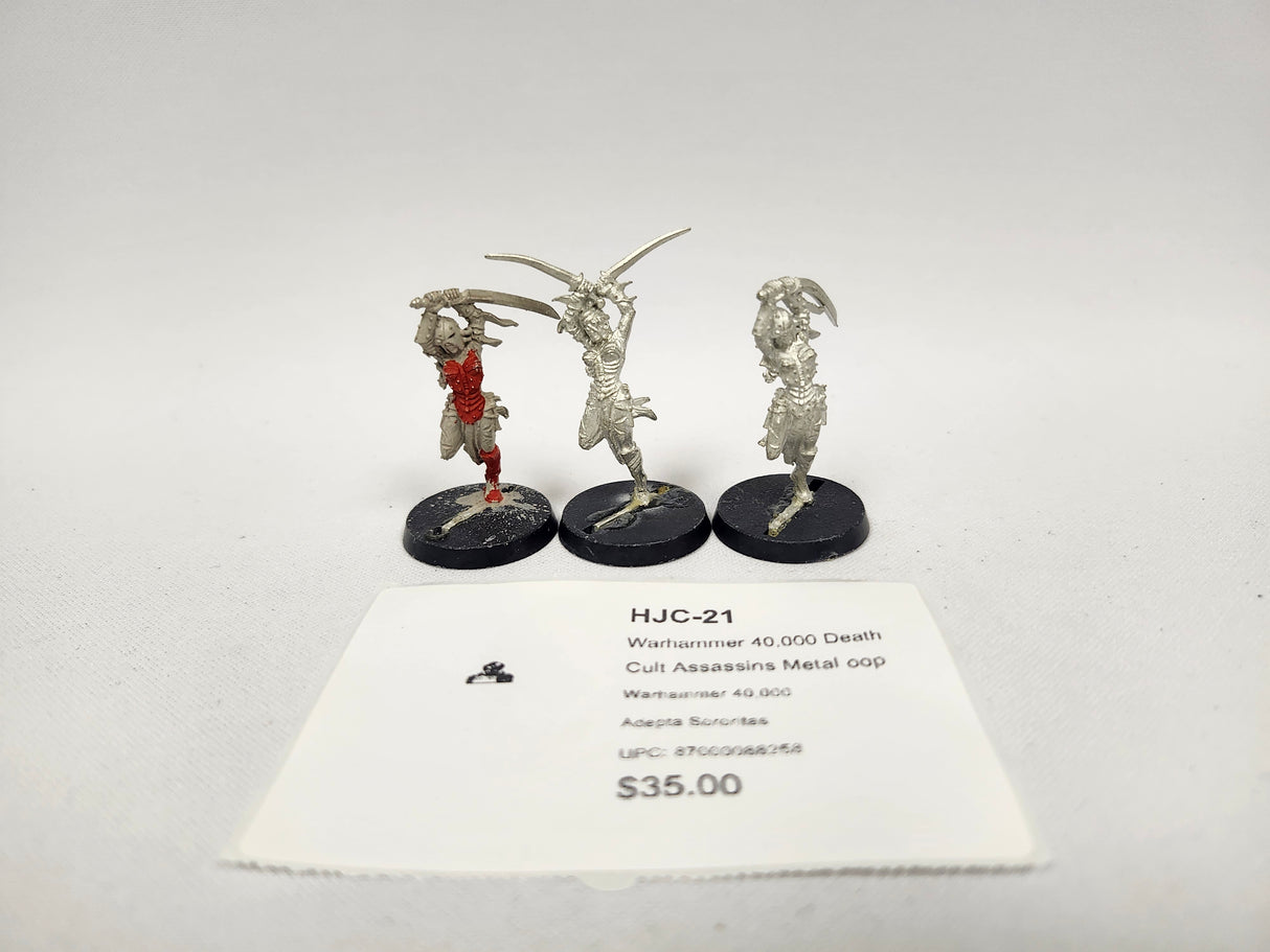 Warhammer 40,000 Death Cult Assassins Metal oop HJC-21