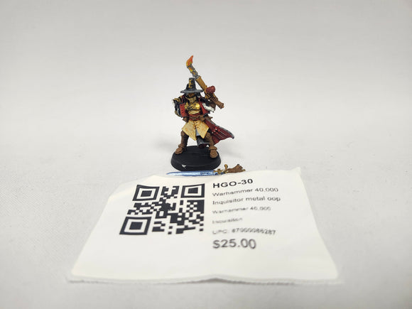 Warhammer 40,000 Inquisitor metal oop HGO-30