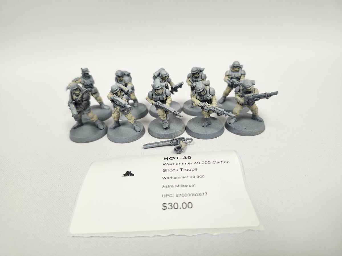 Warhammer 40,000 Cadian Shock Troops HOT-30