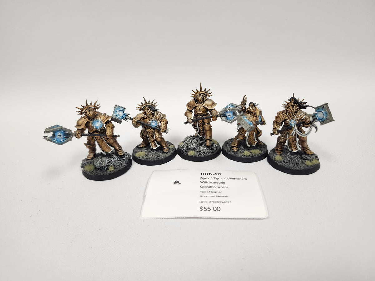 Age of Sigmar Annihilators With Meteoric Grandhammers HRN-26