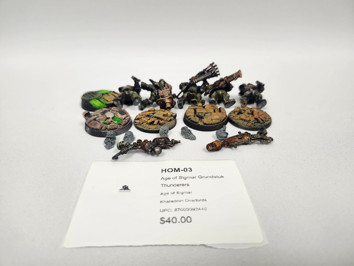 Age of Sigmar Grundstok Thunderers HOM-03